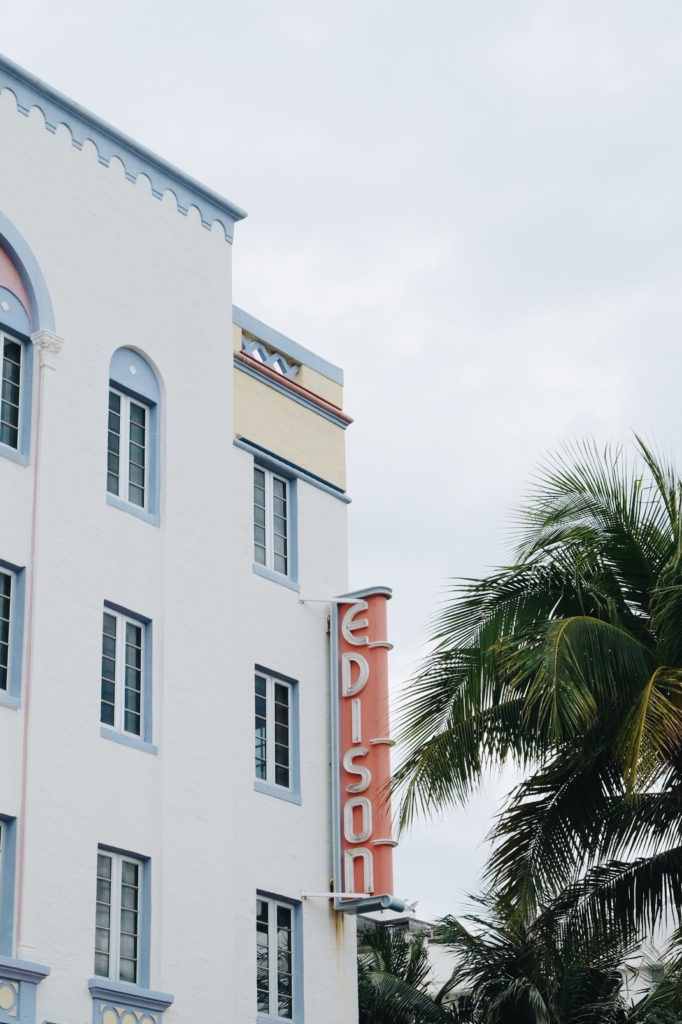 Fachada art decó Miami